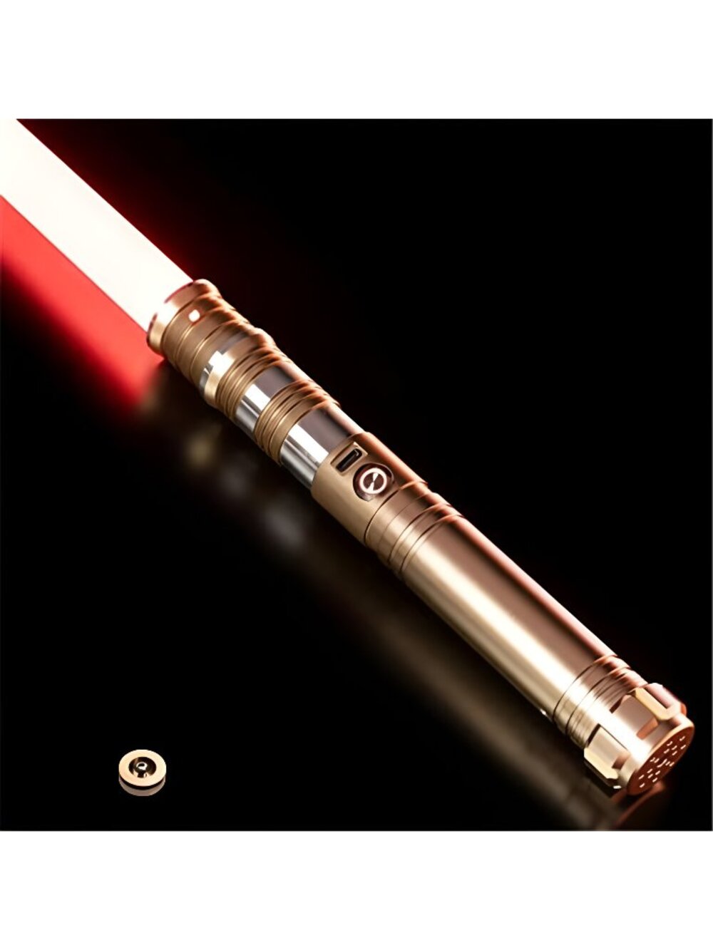 Light Saber 12 Colors Changing,4 Sound Fonts/Metal Hilt, Support Heavy Dueling